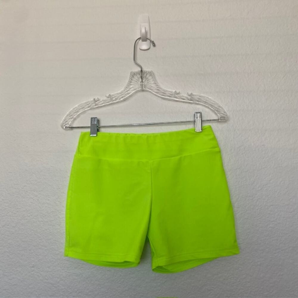 Tzu‎ Tzu Neon Shorts Golf Tennis Pickleball Running Biking Stretch Women's Small